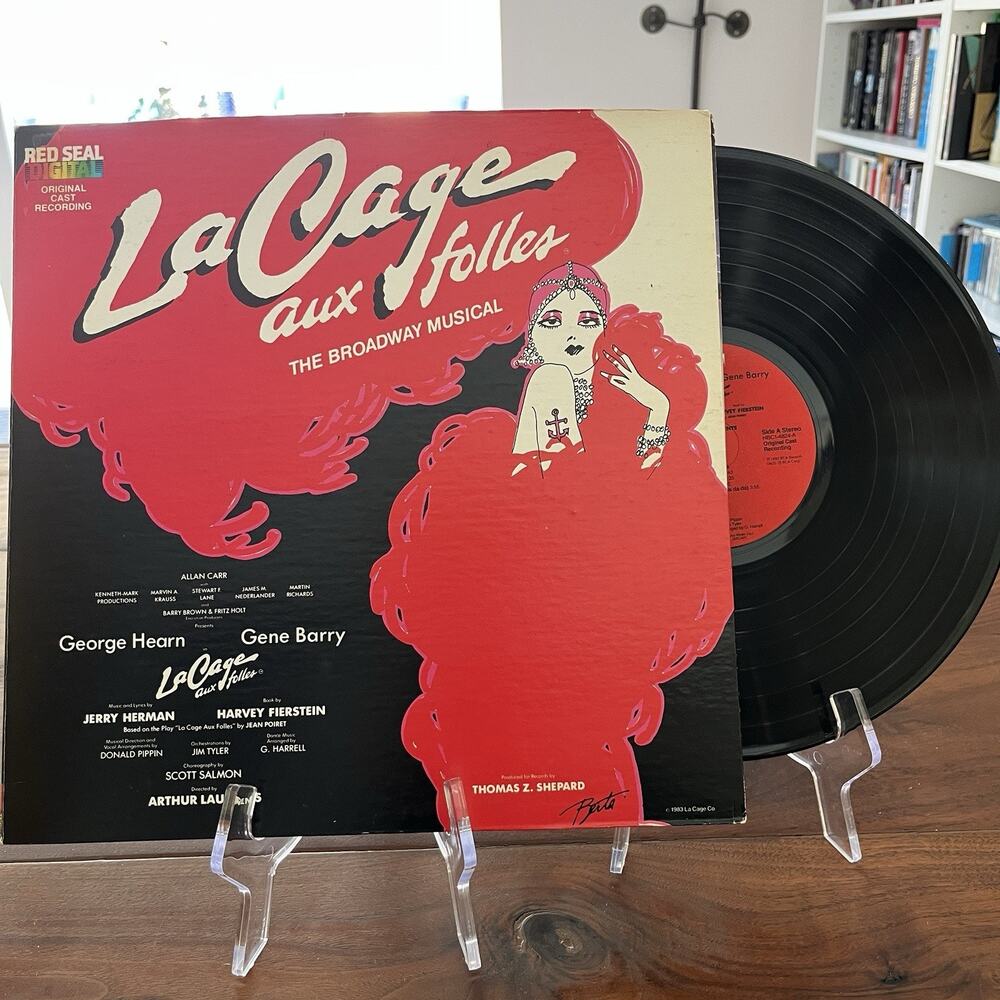 La Cage Aux Folles The Broadway Musical Gatefold LP 1983 RCA Red Seal HBC1-4824